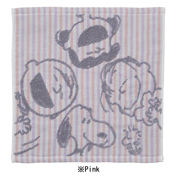 スヌーピー ガーゼウォッシュタオル (Smile)