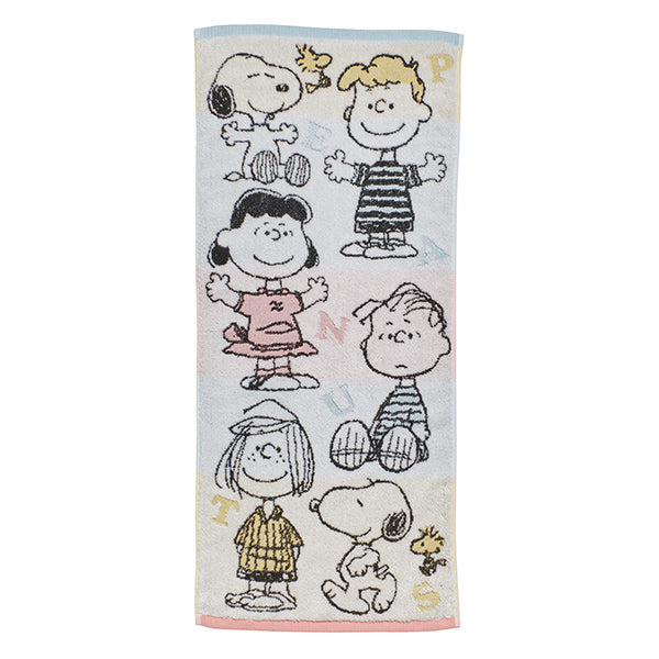 スヌーピー フェイスタオル (Colorful)
