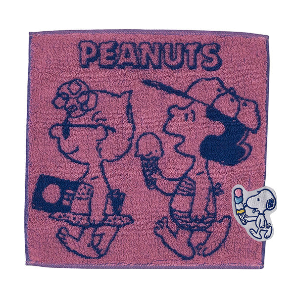 スヌーピー ミニタオル (Ice cream)