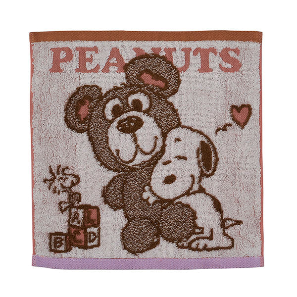 スヌーピー ミニタオル (Teddy bear)