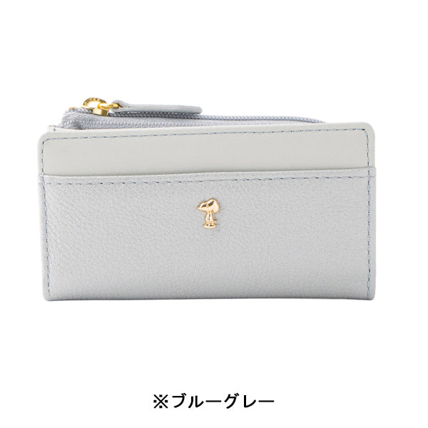 スヌーピー ファスナー付きキーケース (パールシリーズ)
