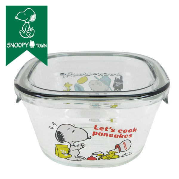 スヌーピー パック＆レンジ200ml　(Let’s cook pancakes)