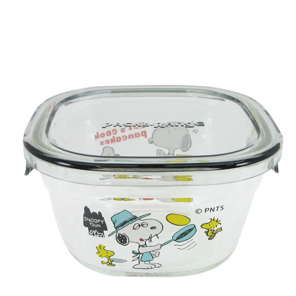 スヌーピー パック＆レンジ200ml　(Let’s cook pancakes)