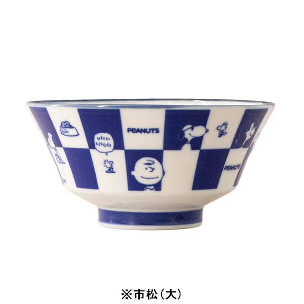SNOOPY♥市松柄うすかる丼 SNOOPY♥市松柄うすかる丼