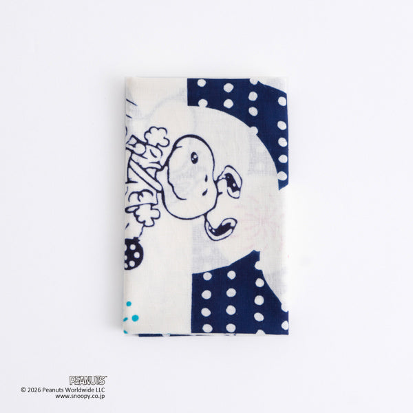 スヌーピー かまわぬ てぬぐい (スヌーピー 盆踊り)