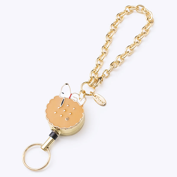 リールキーホルダー・PEANUTS（on the cookie）