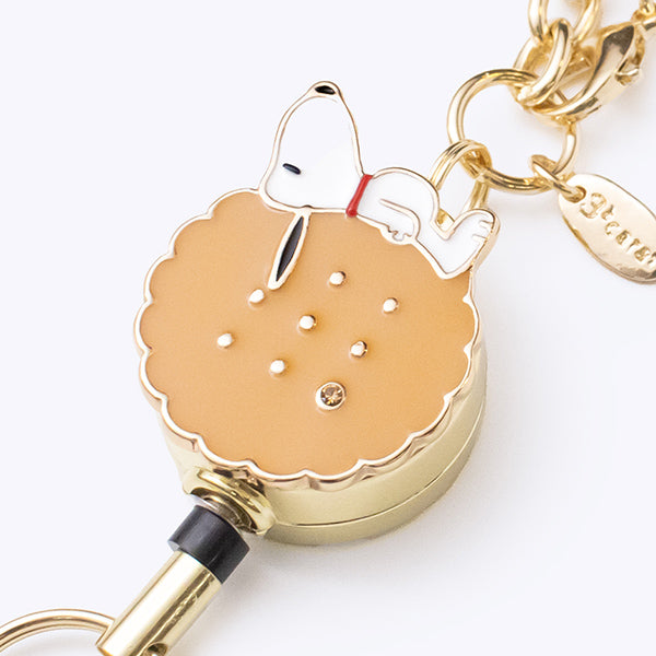 リールキーホルダー・PEANUTS（on the cookie）