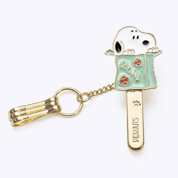 バッグキークリップmini・PEANUTS（クッキーBOXからひょっこり）