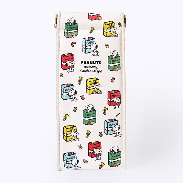 スリムキャンディポーチ・PEANUTS（クッキーBOX・ベージュ）