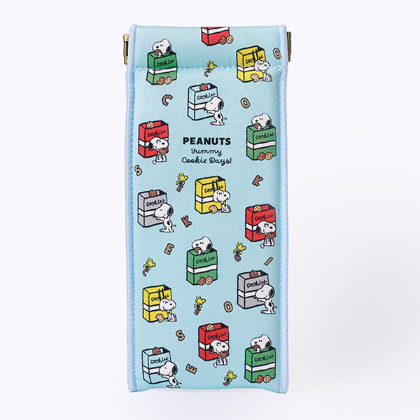 スリムキャンディポーチ・PEANUTS（クッキーBOX・ブルー）