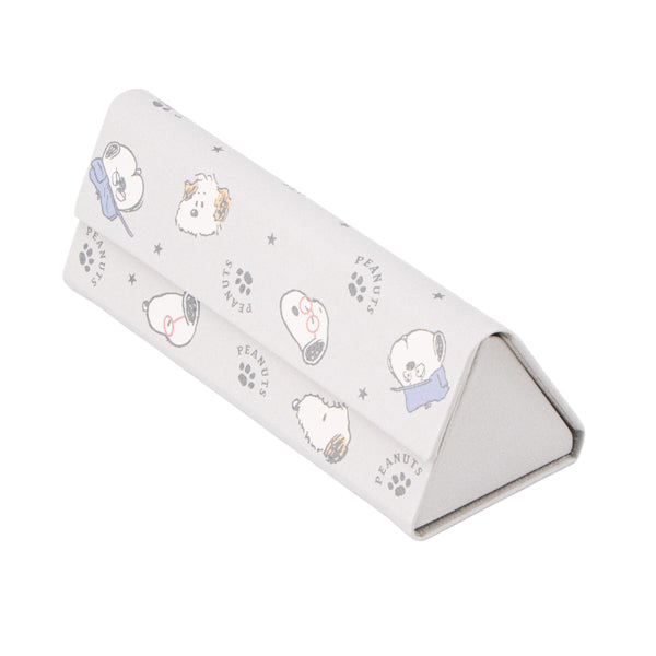スヌーピー クロス付き折りたたみメガネケース (Glasses Brothers)