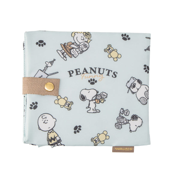 スヌーピー ワイド底板付きエコバッグ (FUNNY PEANUTS)