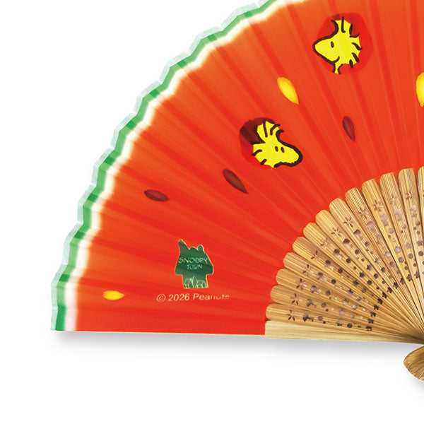 スヌーピー 扇子 (スイカ)