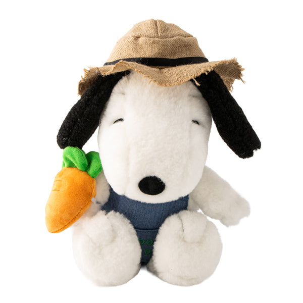 SNOOPY GARDEN キャロットファーマーぬいぐるみ（スヌーピー 25cm）