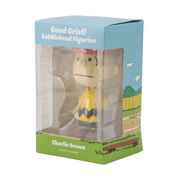 SNOOPY GARDEN グッドグリフ バブルヘッド フィギュア（チャーリー・ブラウン）
