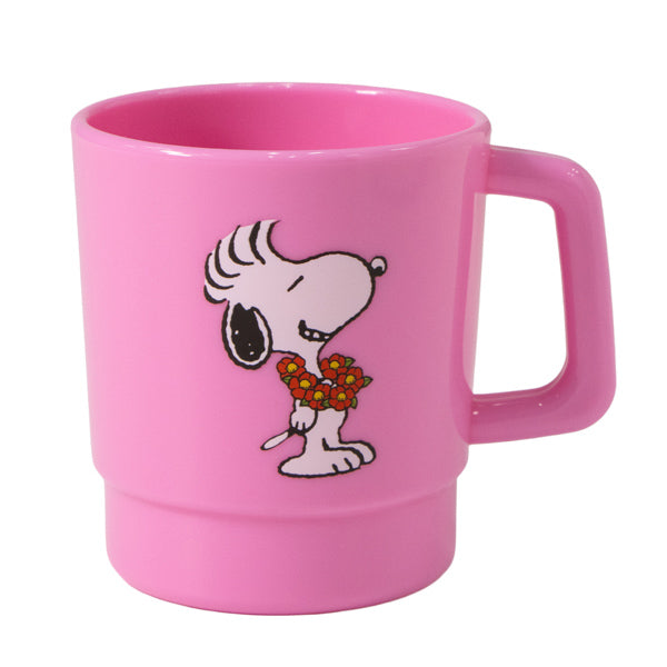 SNOOPY GARDEN スヌーピーマグカップ （椿の花）