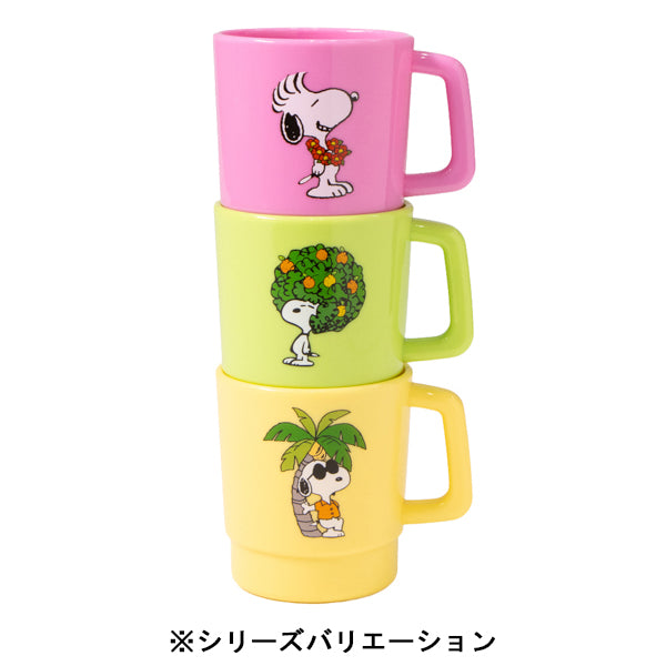 SNOOPY GARDEN スヌーピーマグカップ （椿の花）