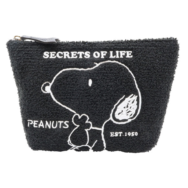 スヌーピー PEANUTSさがらポーチ (MONOTONE SNOOPY)