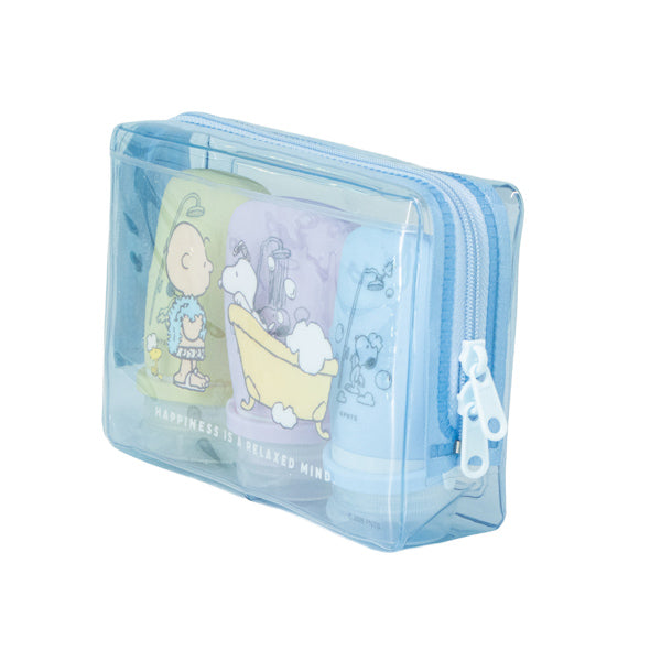 スヌーピー シリコンボトルセット (ランドリーシリーズ)