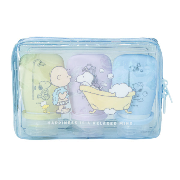 スヌーピー シリコンボトルセット (ランドリーシリーズ)