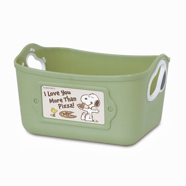 スヌーピー ミニやわらかバケツ SQ1-3P (ピザ)