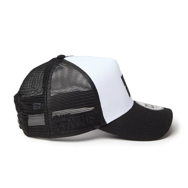 PEANUTS NEW ERA キャップ（940AFTR PEANUTS J COOL BLK WHI 261 / ブラック）