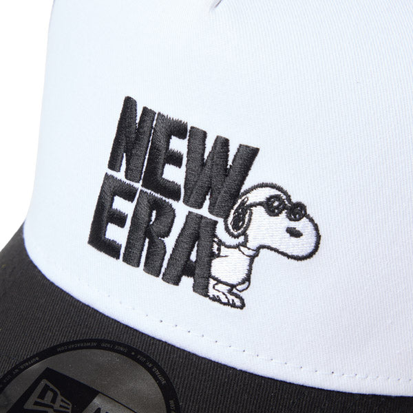 PEANUTS NEW ERA キャップ（940AFTR PEANUTS J COOL BLK WHI 261 / ブラック）