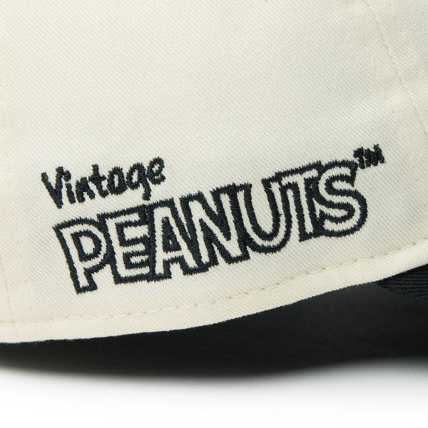 PEANUTS NEW ERA キャップ（GF 920 PEANUTS SPE BUB CRM BLK 261 / クロームホワイト/ブラック）