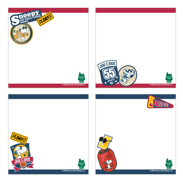 スヌーピー 4層ブロックメモ (JOE COOL55周年)
