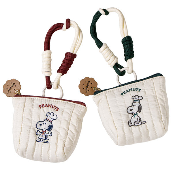 スヌーピー ストラップ付きミニポーチ (Snack Time Chef シリーズ)