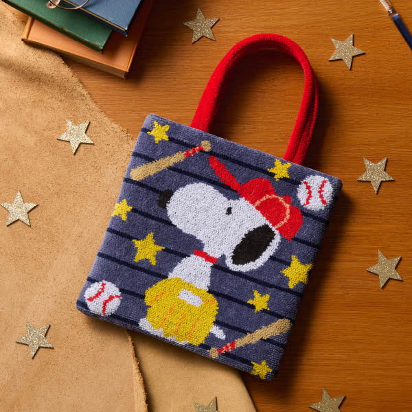 【おかいものSNOOPY限定】※4月22日発売※FEILERフラットミニトート（Baseball）