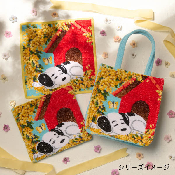 【おかいものSNOOPY限定】※4月22日発売※FEILERハンカチ（Spring sleep）