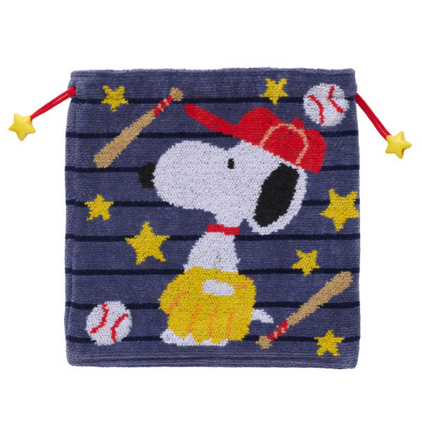 FEILER スヌーピー ハンカチ 巾着 おかいものSNOOPY限定】※5月13日発売※FEILER巾着（Baseball）