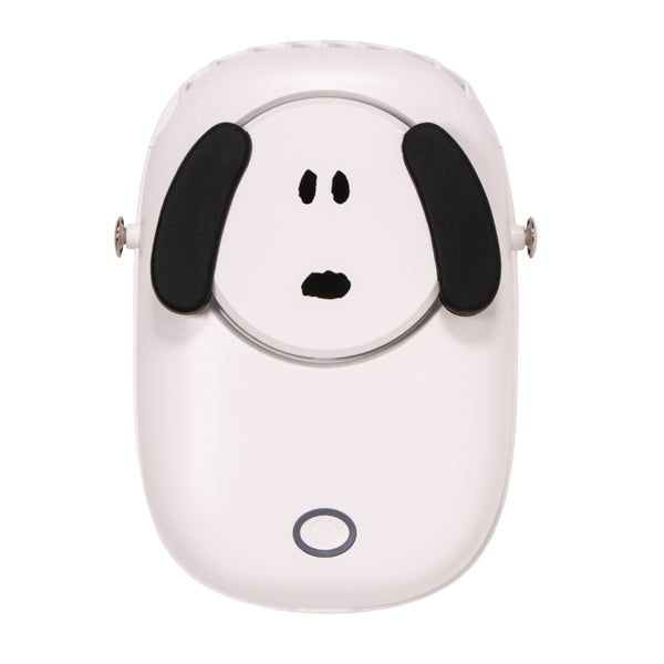スヌーピー 首掛けダイカットハンズフリーファン (front Snoopy)