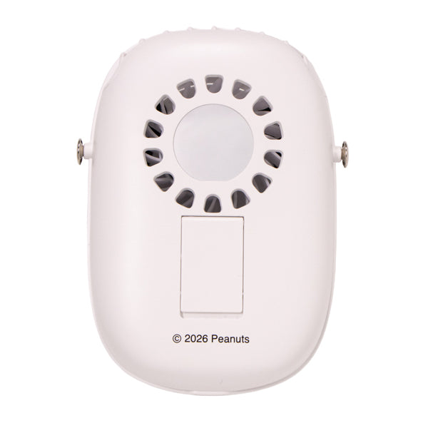 スヌーピー 首掛けダイカットハンズフリーファン (front Snoopy)