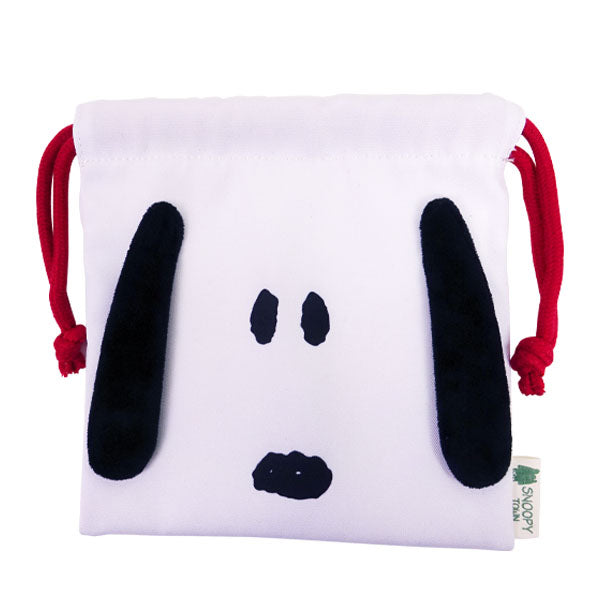 スヌーピー フェイス巾着 (ミニチャームシリーズ)