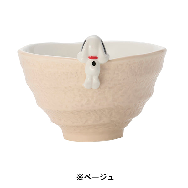 スヌーピー 陶器フィギュア NAO スヌーピー フィギュア付き茶碗