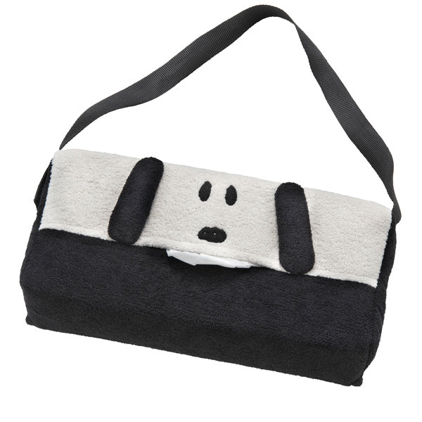 スヌーピー ティッシュカバー (もふもふスヌーピー／ホワイト)