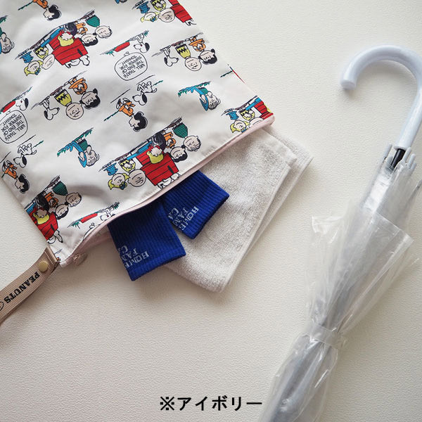 スヌーピー 撥水マルチポーチ (L)
