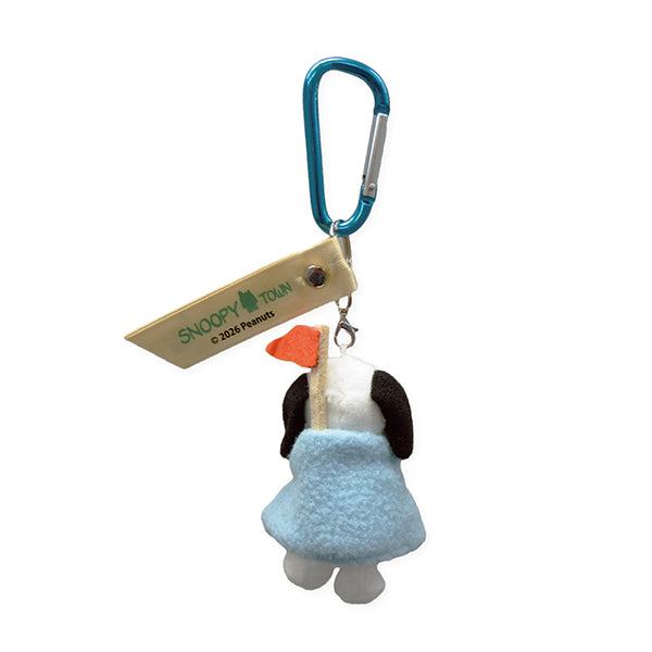 スヌーピー カラビナ付きマスコット (スヌーピー/ SNOOPY＆LINUS FLAG)