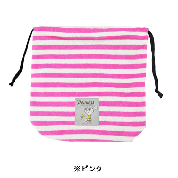 バトスピ ピンクコア 116個 + 巾着袋 スヌーピー マチあり巾着 (ボーダー)
