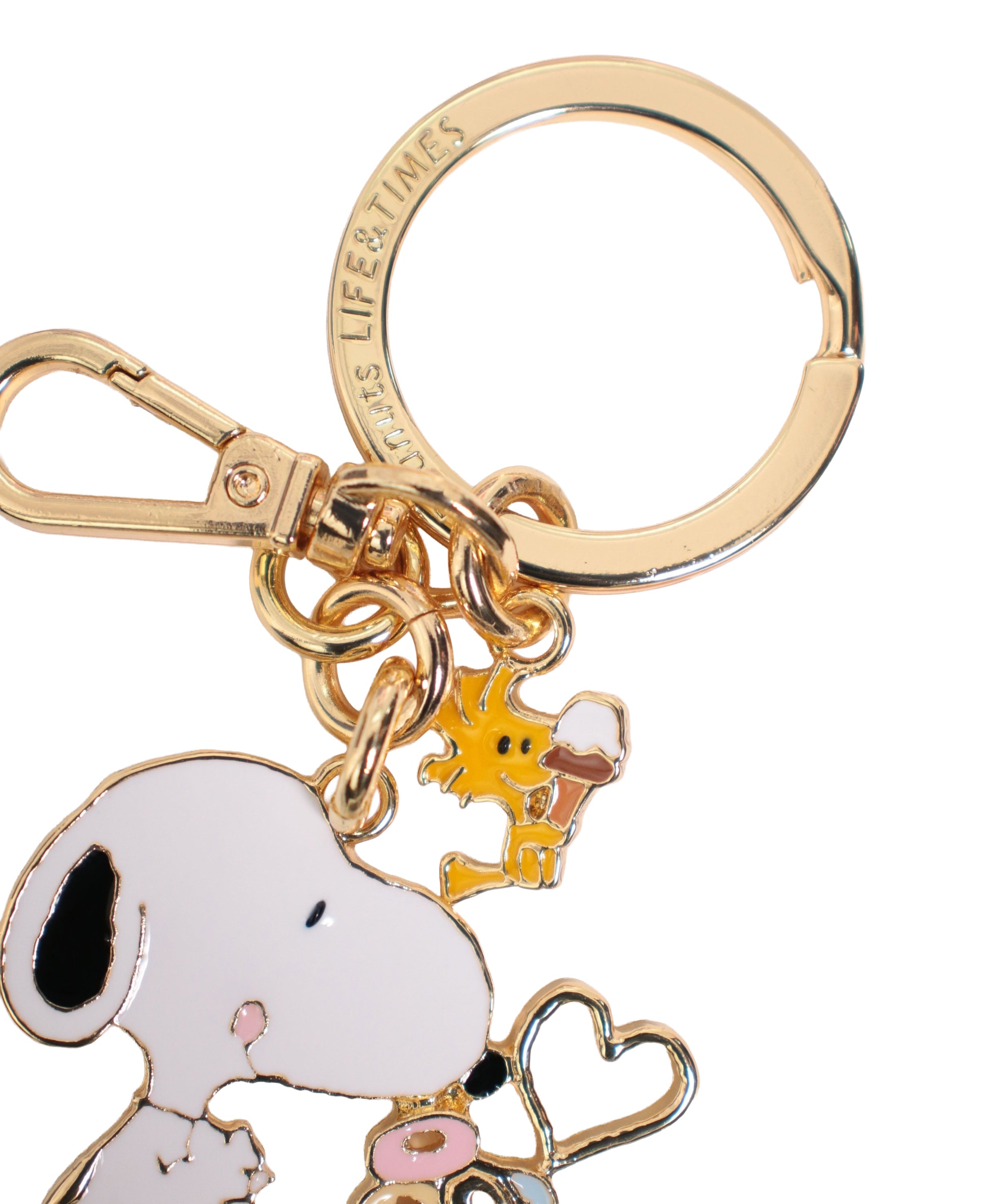 Peanuts LIFE&TIMESオリジナル　キーホルダー (ドーナツ)