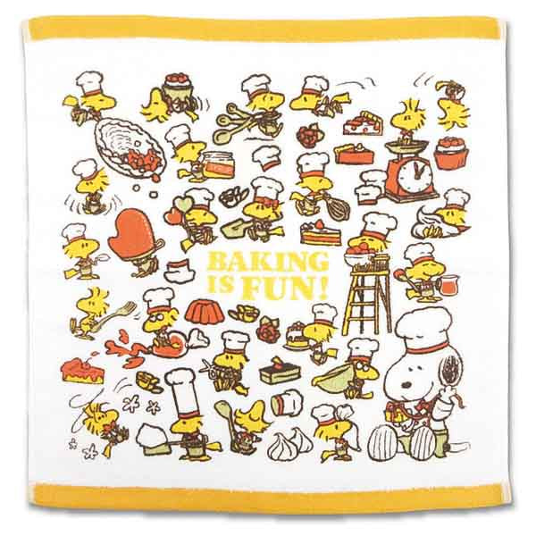 スヌーピー ウォッシュタオル (BAKING IS FUN!)