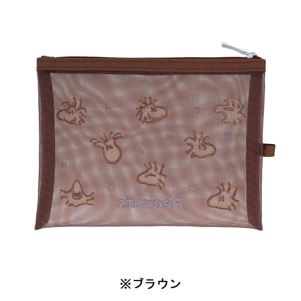 スヌーピー メッシュ刺繍ポーチ (WOODSTOCK＆SNOOPY 第3弾)