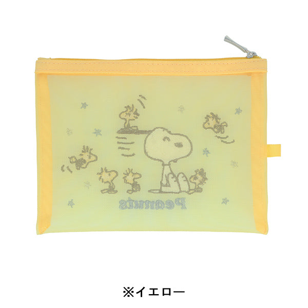 ＊週末限定Coach スヌーピー刺繍ポーチ スヌーピー メッシュ刺繍ポーチ (WOODSTOCK＆SNOOPY 第3弾)