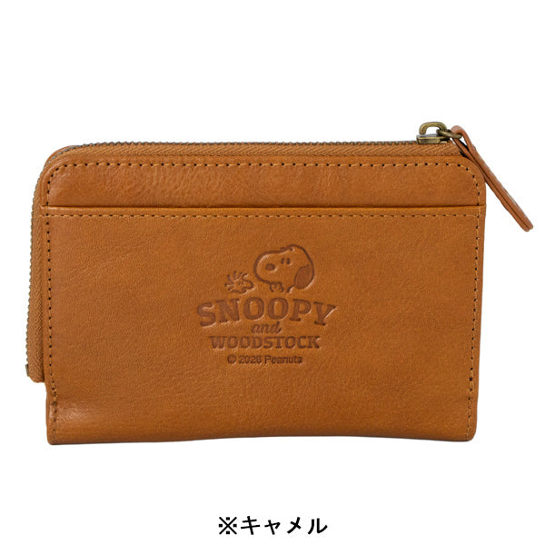 SNOOPY/スヌーピー◆窓付シリーズ/LF二つ折れ財布◆未使用/おまけ付き♡ スヌーピー LF二つ折れ財布 (スマイルシリーズ)