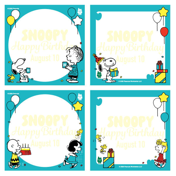 スヌーピー 4層ブロックメモ (SNOOPY誕生祭2026)