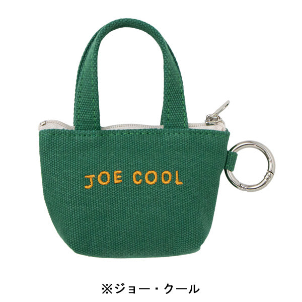 コロンとした　ヌビバッグ　ブラウン　刺繍　キーホルダー紐付き スヌーピー カラビナ付きバッグポーチ (耳ぴょこ 立体刺繍シリーズ)