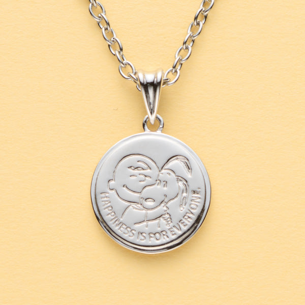 【おかいものSNOOPYオリジナル】メダル型 リバーシブルペンダント