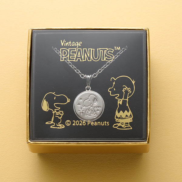 おかいものSNOOPYオリジナル】メダル型 リバーシブルペンダント
